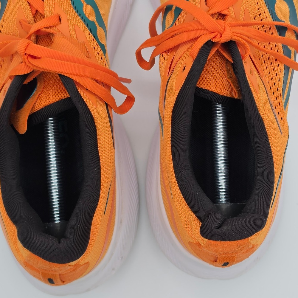 Saucony Ride 15 Running Shoes Mens 13 Orange Good PWRRUN Mesh Athletic Sneaker - Picture 8 of 9